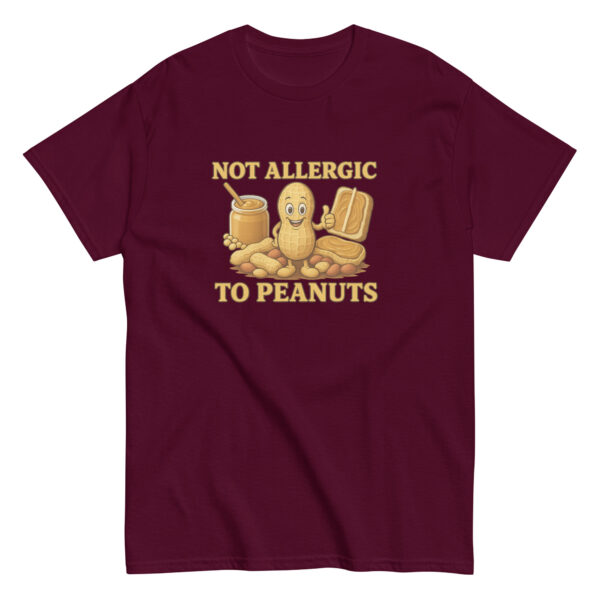 Not Allergic to Peanuts T-Shirt - Image 2
