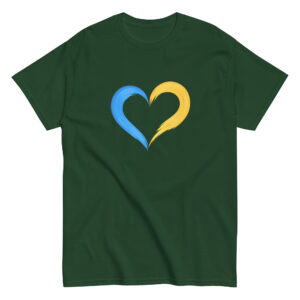 Blue & Yellow Heart T-Shirt