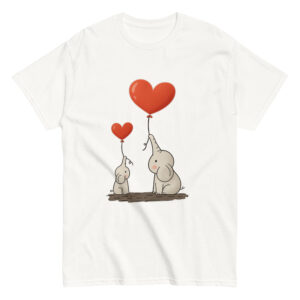 Elephant Heart Balloons T-Shirt