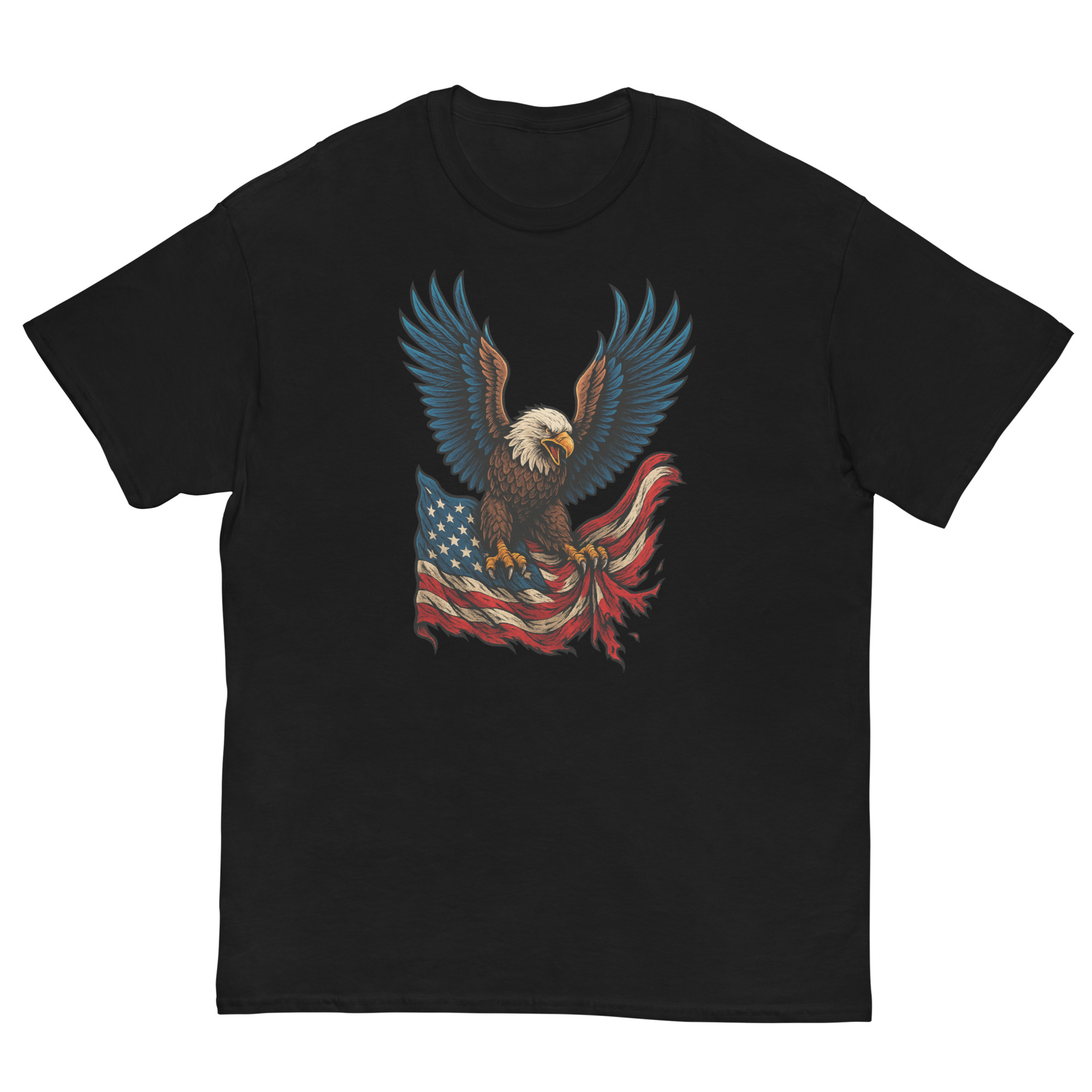 Bald Eagle Flag T-Shirt - Image 2