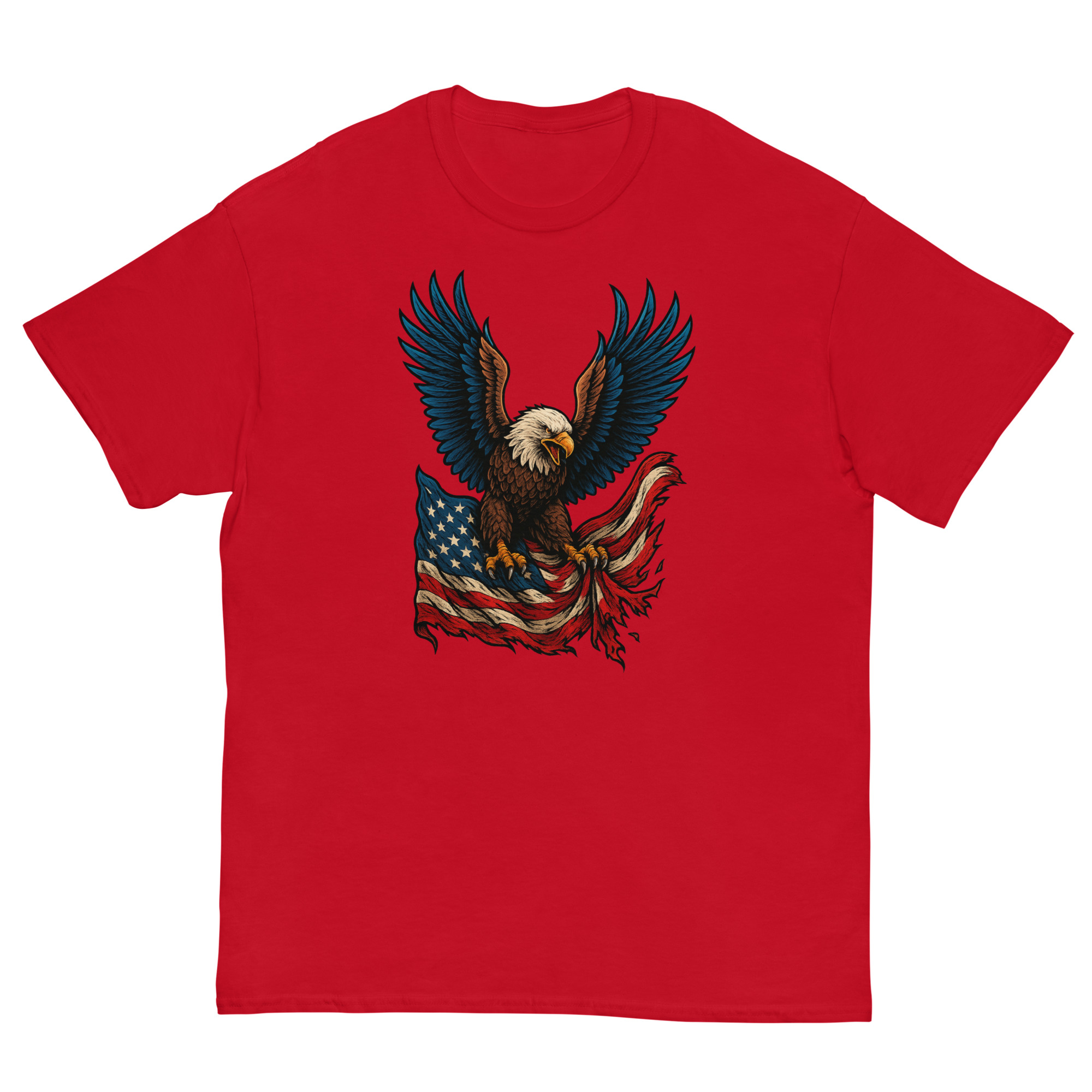 Bald Eagle Flag T-Shirt - Image 3
