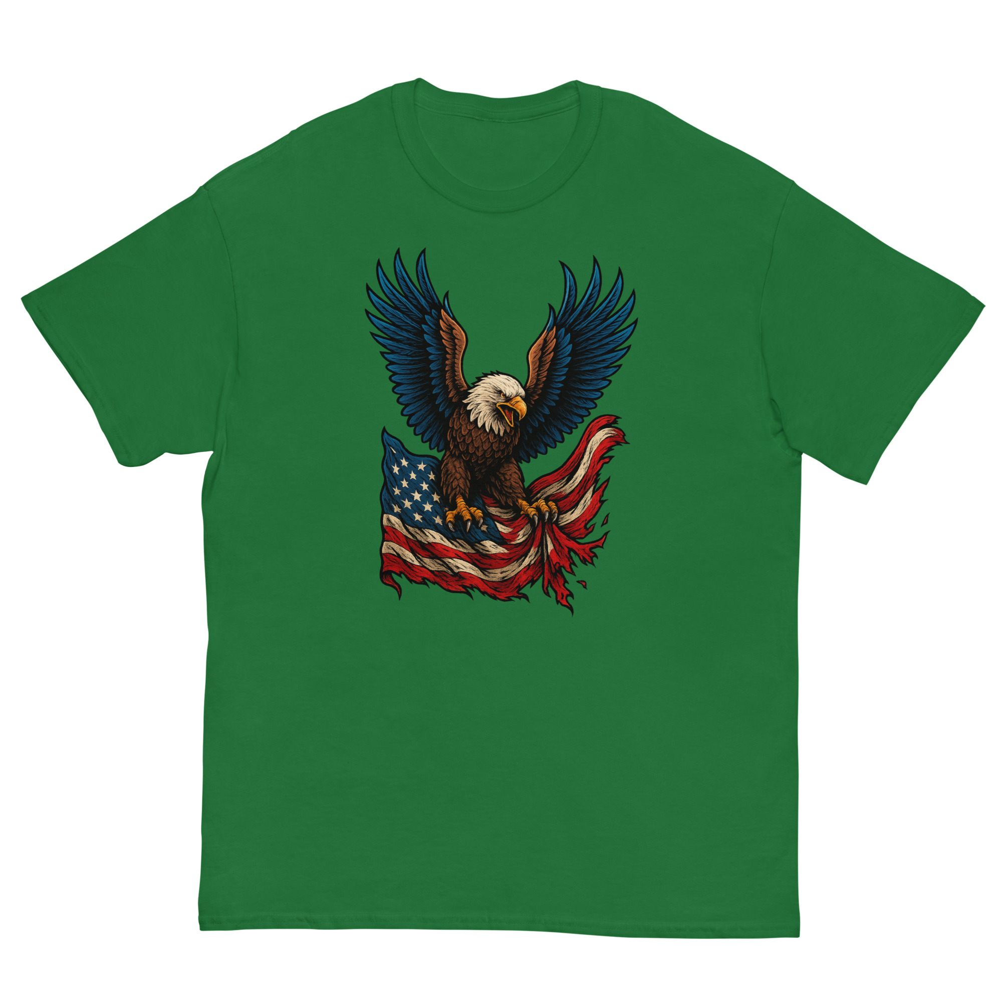 Bald Eagle Flag T-Shirt - Image 5