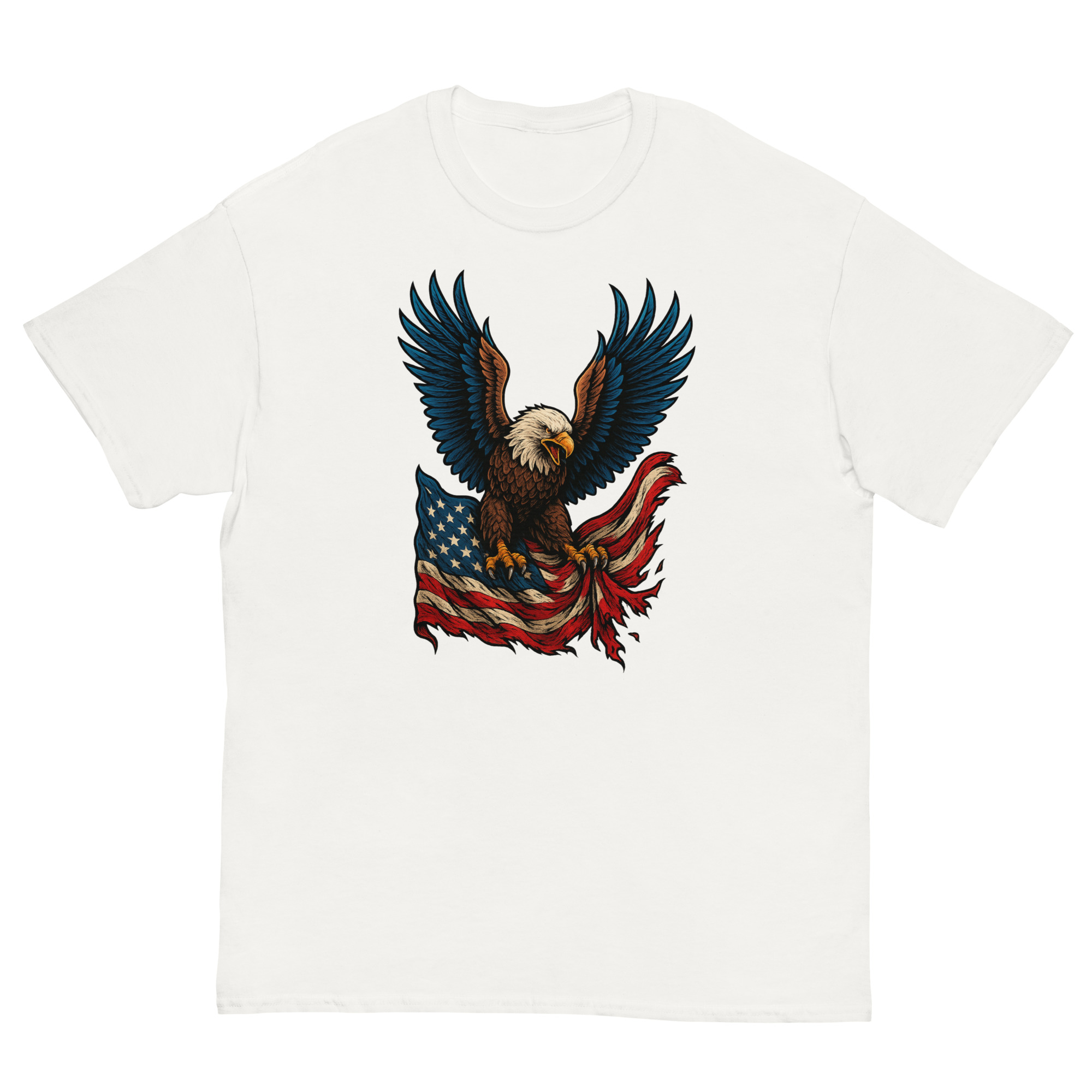 Bald Eagle Flag T-Shirt - Image 7